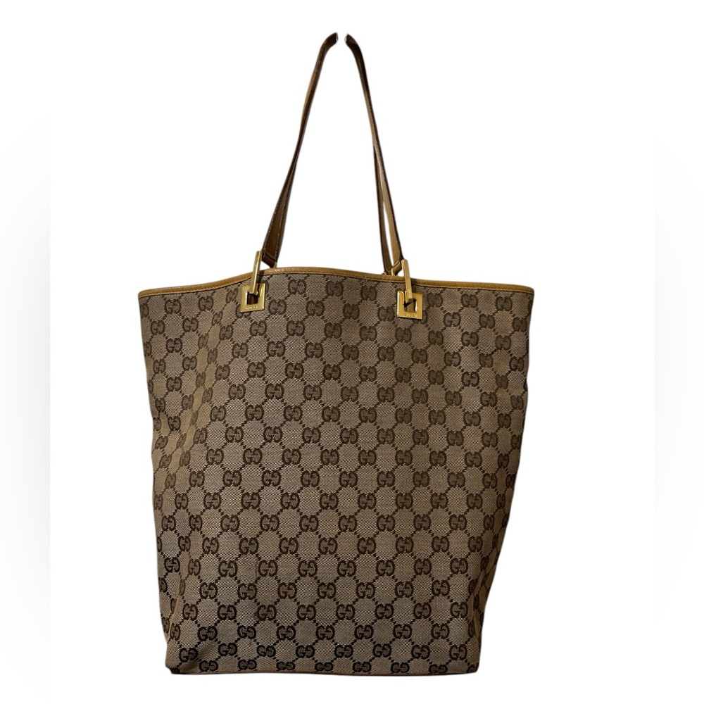 Gucci Canvas GG Monogram Tote Bag